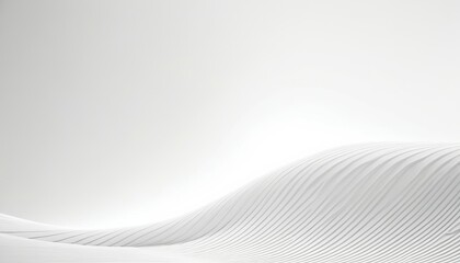 Gray wave curve lines abstract background with flowing particles. Digital energy waves technology concept. Modern backdrop design for business, presentation, banner.