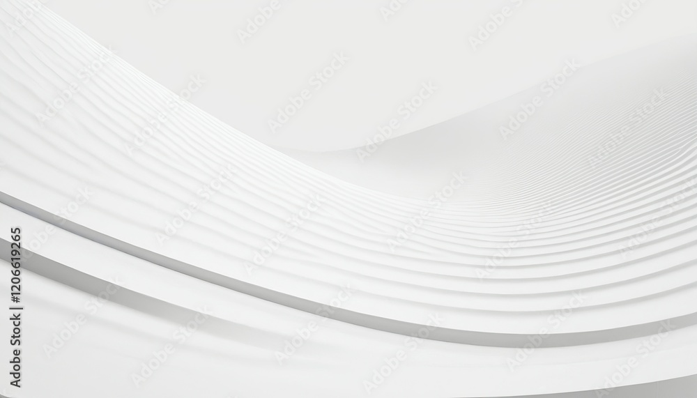 Poster abstract white wave background with smooth white background with smooth lines