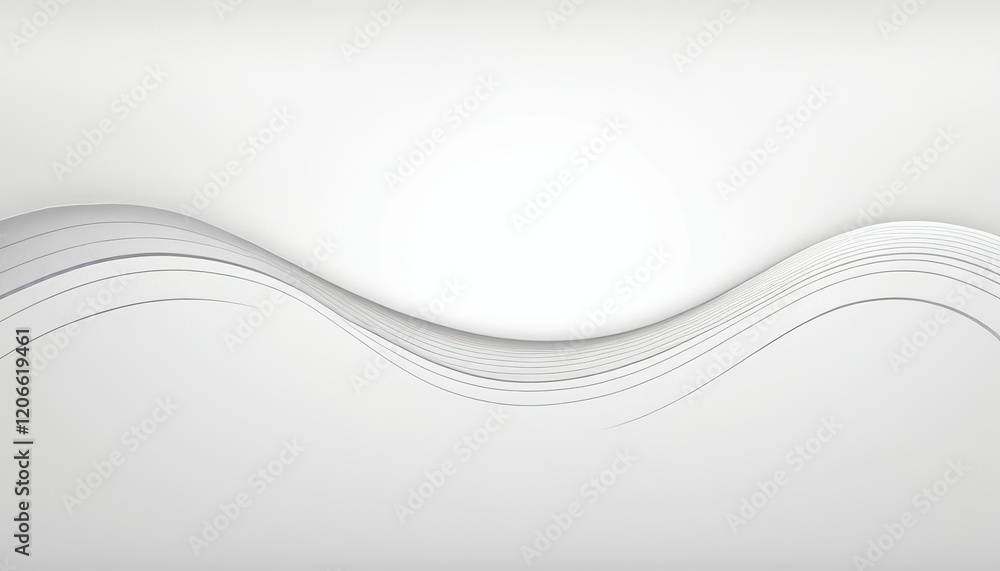 Poster abstract white wave background with smooth white background with smooth lines