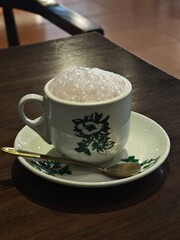 cup of pulled coffee 