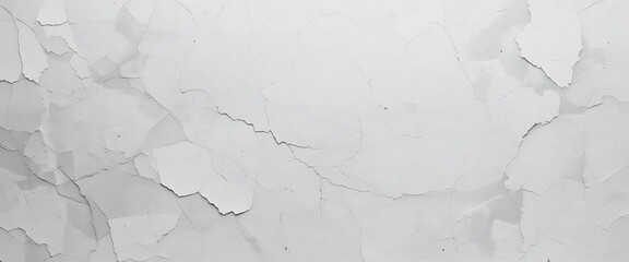 Obraz premium Cracked White Wall Texture Background Image