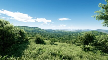 Obraz premium Tranquil Summer Landscape