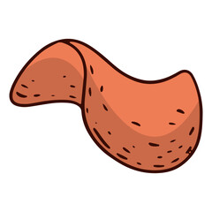 Junk Food with Doodle Design. Vector Illustration