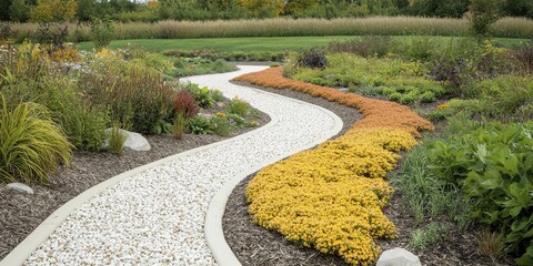 Family-friendly play area featuring inclusive design elements for children of all abilities, highlighting sensory-rich materials and vibrant colors in a natural setting.