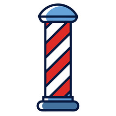 barber pole icon design