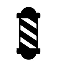 barber pole icon design