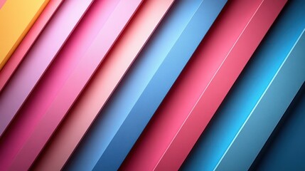 Obraz premium Abstract Diagonal Colorful Stripes Background