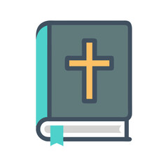 Obraz premium bible book icon design