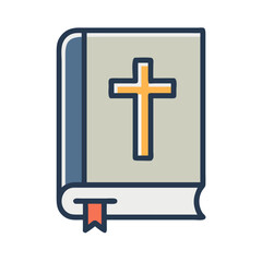 Obraz premium bible book icon design