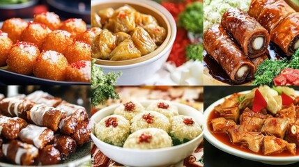 Chinese New Year Feasting: A Delightful Assortment of Traditional Dishes