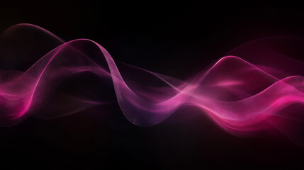 Naklejka premium Romantic Abstract Pink Glow with Bokeh and Dreamy Light in the Dark Valentine's Day background