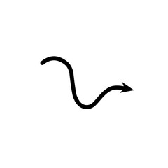 devil tail silhouette icon