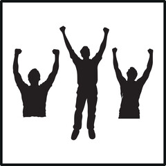 Achievement  Silhouette
