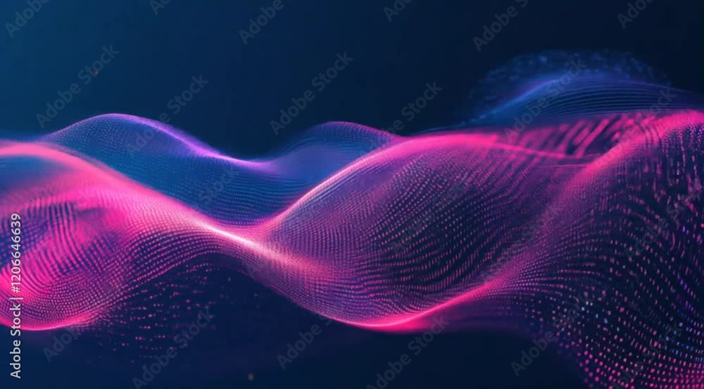 Poster tech art abstract creative colorful fluid visual design