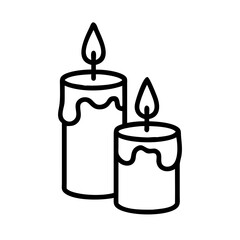 candle icon design