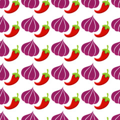 Vegatable Pattern Background