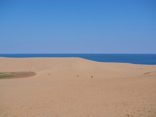 砂丘の美しい風景