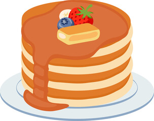 Pancake On Plate