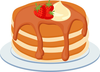 Pancake On Plate