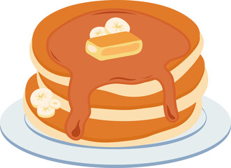 Pancake On Plate