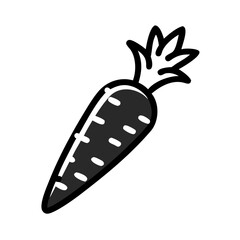 carrot fruit icon design