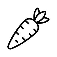 carrot fruit icon design