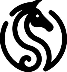 vector illustration design image icon logo symbol abstract modern animal unique minimalist modern