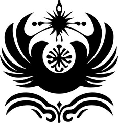 vector illustration design image icon logo symbol abstract modern decoration ornament tattoo mandala religion