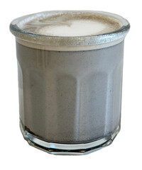 흑임자 라떼 Black sesame latte