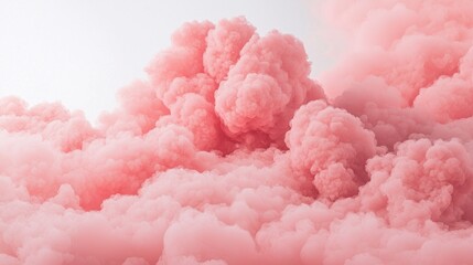 Pink Cloudscape: A Dreamy Pastel Heaven