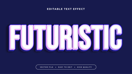 modern neon futuristic text effect editable vector typography