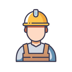 construction worker icon design