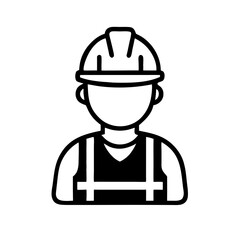 construction worker icon design