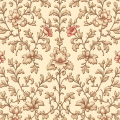 Obraz premium seamless pattern with flowers