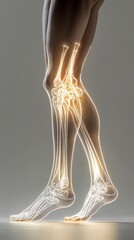 Human Leg Bones Anatomy X-Ray