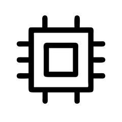 CPU microprocessor icon design