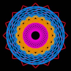 abstract circle energy spiral background