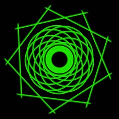abstract green light background with circles for your digital element