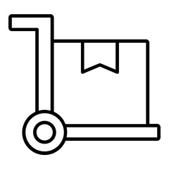 trolley cart icon