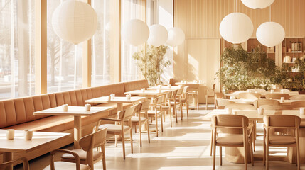 北欧風のオシャレなカフェ