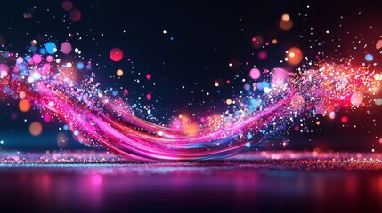 Agentic ai evolution digital realm abstract art luminous environment futuristic viewpoint