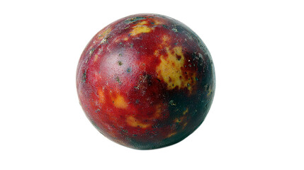 Obraz premium Freshly Harvested Passion Fruit with Unique Texture and Coloration Showcasing Natural Beauty and Seasonal Appeal Ideal for Culinary and Health Uses