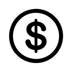 dollar sign icon design