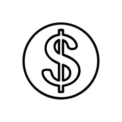 dollar sign icon design