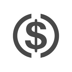 dollar sign icon design