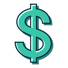 dollar sign icon design
