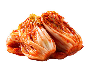 キムチ。白背景。（Kimchi on white background）
