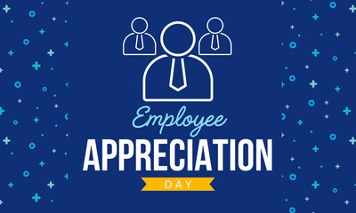 Fototapeta premium Employee Appreciation Day Creative banner design