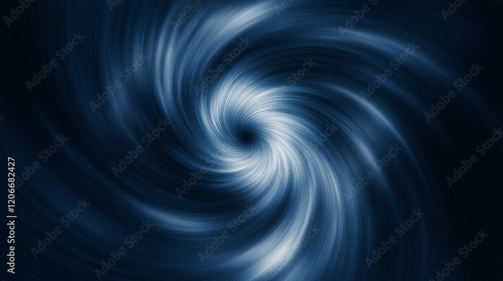 Aufkleber Elegant dark blue abstract background with circular gradient and glowing effect, designed to add depth and sophistication to creative projects in fashion, art, interior design, advertising, and graphi