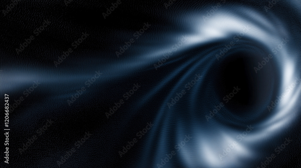 Fototapete Elegant dark blue abstract background with circular gradient and glowing effect, designed to add depth and sophistication to creative projects in fashion, art, interior design, advertising, and graphi